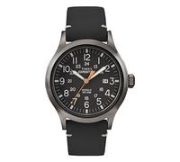 Timex Expedition - Reloj análogico para Hombre de cuarzo con correa de cuero, Negro (Negro)