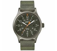 Timex Expedition Scout TW4B14000 - Reloj para hombre de 40 mm, correa de tela verde oscuro