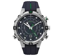 Timex Expedition Tide-Temp-Compass TW2V22100 - Reloj para hombre, correa de silicona azul y esfera azul, 45 mm