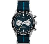 Timex Hombre Cronógrafo Cuarzo Reloj Waterbury Heritage con Correa de Tela