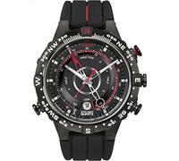 Timex Intelligent Quartz - Reloj análogico para Hombre de cuarzo con correa de silicona, color Negro