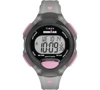 Timex Ironman Essential - Reloj para mujer de 34 mm, correa negra, esfera digital, caja negra, Negro -