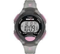 Timex Ironman Reloj para Mujer, Correa de Poliuretano Negro, Esfera Digital, Caja Negra, 34 mm, TW5M65700