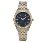 Timex Legacy Celestial TW2Y20200 - Reloj de cuarzo para mujer, pulsera de acero inoxidable de dos tonos con esfera azul, 36 mm