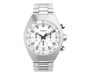 Timex Legado Tonneau Cronógrafo 42mm Reloj Acero Inoxidable TW2W22200