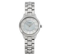 Timex Main Street TW2Y38400 - Reloj de Mujer 30 mm, Correa metálica de aleación en Tono Plateado, Esfera y Caja en Tono Plateado