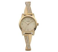 Timex Main Street TW2Y39300 - Reloj de Mujer 25 mm, Brazalete Extensible de Acero Inoxidable en Tono Dorado, Esfera en Tono Dorado y Caja en