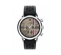 Timex Marlin Chronograph Tachymeter 40mm Reloj con correa de cuero TW2W98900