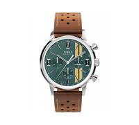 Timex Marlin Chronograph Tachymeter 40mm Reloj con correa de cuero TW2W99100