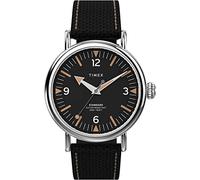Timex Reloj de hombre TW2V44000 Correa de tela 40 mm Negra INDIGLO