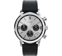 Timex Men Chronograph Watch with a Leather Strap Marlin