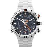 Timex Men Expedition Tide-Temp-Compass TW2Y12900 - Reloj con correa de acero inoxidable y esfera azul para hombre, 45 mm