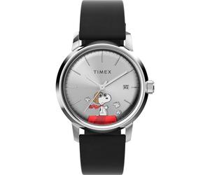 Timex Montre Analogique Automatique pour Hommes Marlin Automatic x Peanuts Snoopy Flying Ace
