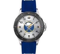 Timex NHL Gamer - Reloj para hombre de 42 mm - Buffalo Sabres con correa de silicona azul, Buffalo Sabres