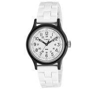 Timex Original Camper Tile Collection - Reloj de pulsera unisex de resina de cuarzo, 36 mm, blanco/blanco, Tipo de pulsera: