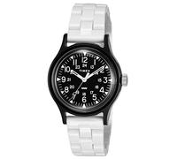 Timex Original Camper Tile Collection - Reloj de pulsera unisex de resina de cuarzo, 36 mm, Multicolor (negro/blanco), Tipo de pulsera: