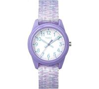 Timex Orologio Girls Time Machines Viola/Bianco con cinturino in tessuto elastico TW7C12200