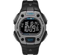 Timex Orologio IRONMAN Classic 30 38 mm - Cassa nera e grigia con display negativo e cinturino in resina nera TW2U30200