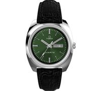 Timex Reloj Waterbury 40 mm hombre correa cuero marrón esfera crema caja acero inoxidable TW2W50600