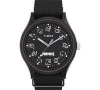 Timex Reloj analógico de Cuarzo para Hombre con Correa de Tela TW2W97000, Negro, Correa