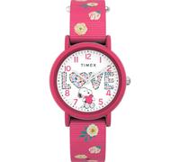 Timex Reloj Analógico para Girl'S de Cuarzo con Correa en Tela TW2W83200