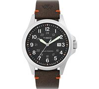 Reloj Timex Expedition Field Solar 41mm con correa de cuero TW2V64100