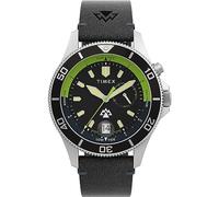 Timex Reloj Análogico para Hombres de Cuarzo con Correa en Cuero TW2W21900JR