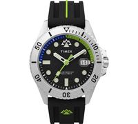 Timex Reloj Analógico para Hombres de Cuarzo con Correa en Silicona TW2W41700