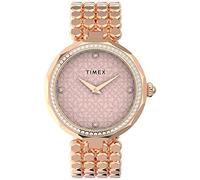 Timex Reloj Analógico para Mujeres de Cuarzo con Correa en Latón TW2V02800