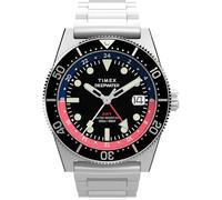 Timex Reloj Analógico para para Hombre de Cuarzo con Correa en Acero Inoxidable TW2W95300