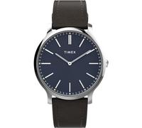 Timex Reloj Analógico para para Hombre de Cuarzo con Correa en Cuero TW2W43700