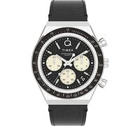 Timex Reloj cronógrafo de Cuarzo para Hombre con Correa de Cuero TW2V42700, marrón, TW2V42700-AMZUK