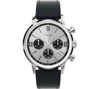 Timex Marlin Chronograph 40mm Reloj con correa de cuero TW2W10300
