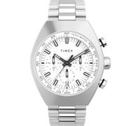 Timex Legado Tonneau Cronógrafo 42mm Reloj Acero Inoxidable TW2W22200