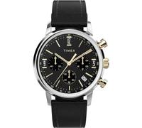Timex Reloj Cronógrafo para Hombre de Cuarzo con Correa en Cuero TW2W51500