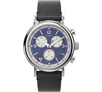 Timex Reloj Cronógrafo para para Hombre de Cuarzo con Correa en Cuero TW2V71100