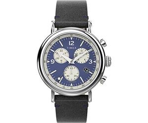 Timex Reloj Cronógrafo para para Hombre de Cuarzo con Correa en Cuero TW2V71100