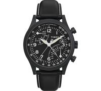 Timex Reloj Cronógrafo para para Hombre de Cuarzo con Correa en Cuero TW2W48000