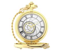 Timex Reloj de Harry Potter Time Turner de 48 mm para Hombre, Esfera Dorada y Caja Dorada