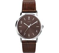 Timex Reloj de Pulsera analógico para Hombre Marlin, marrón, Correa