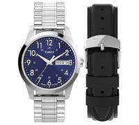 Timex Reloj Deportivo South Street para Hombre, Plata, Clásico