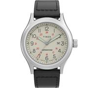 Timex Reloj Analógico para Hombres de Cuarzo con Correa en Cuero TW2W46800JR