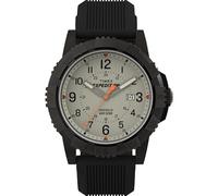 Timex Reloj Expedition Ridge de 45 mm para Hombre, Negro/plomizo/Tostado