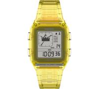 Timex Reloj Hombre FORNITE LCA Men's Resin Caja de Plástico Amarillo Movimiento de Cuarzo Esfera Plateado Correa Plástico Amarillo con Cierre Hebilla Normal 5 ATM