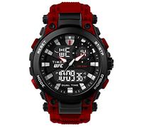 Timex Reloj Hombre UFC Impact Men's Resin Caja de Acero Negro Movimiento Analógico Correa Plástico Negro con Cierre Hebilla Normal 5 ATM