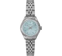 Timex Reloj Legacy de 25 mm para Mujer, Tono Plateado, Plateado, Azul, Classic