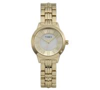 Timex Reloj Main Street de 30 mm para mujer, Tono-dorado