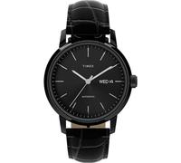 Timex Reloj Marlin para hombre de 40 mm, triple negro