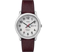 Timex Reloj para hombre Easy Reader T20041 35 mm correa marrón y blanca talla única