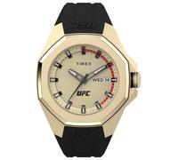 Timex Reloj UFC Pro TW2V57100 45 mm con correa de resina Gold
